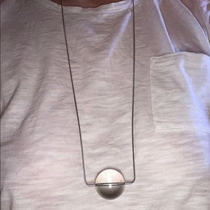 Cos clear ball necklace